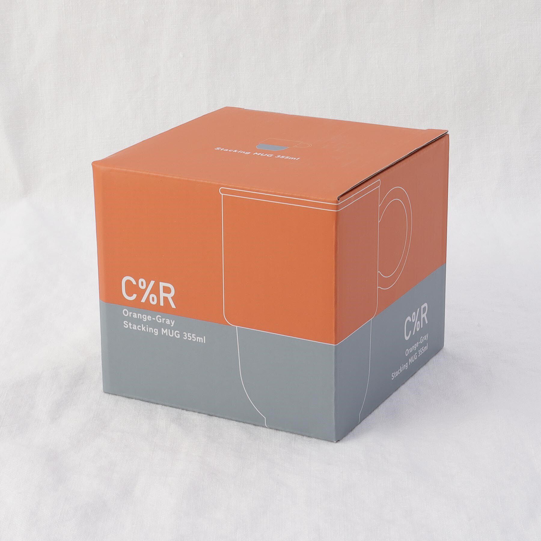 212 KITCHEN STORE「カラー耐熱スタッキングマグ OR/GY」|グラス・マグカップ|