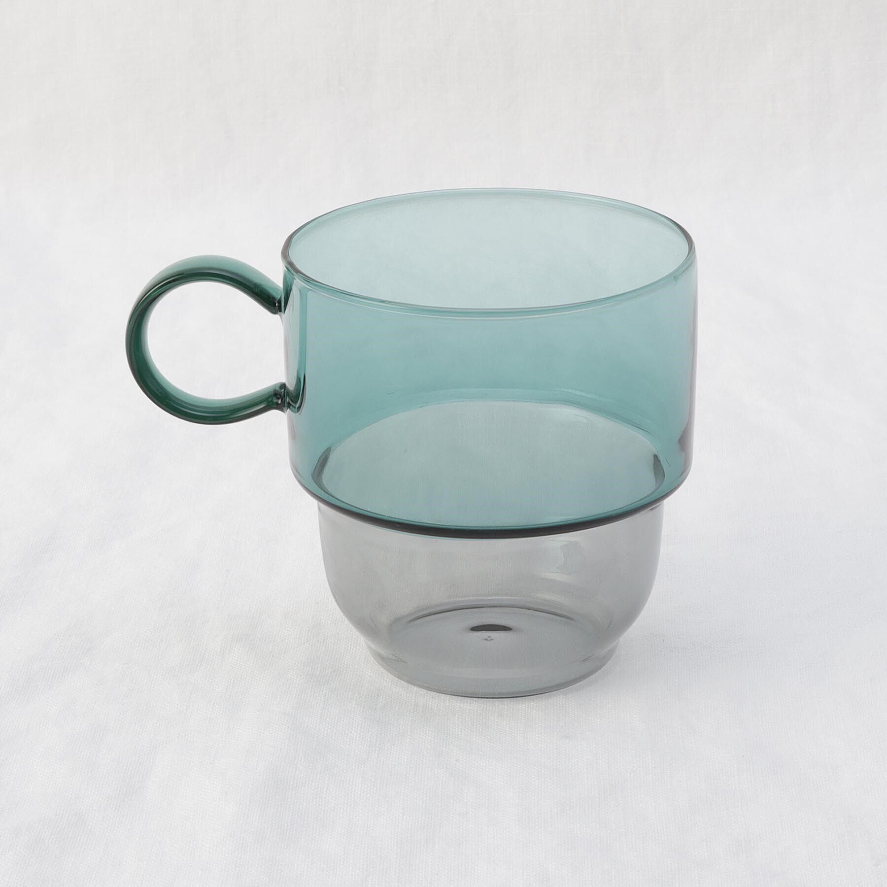 212 KITCHEN STORE「カラー耐熱スタッキングマグ GR/GY」|グラス・マグカップ|