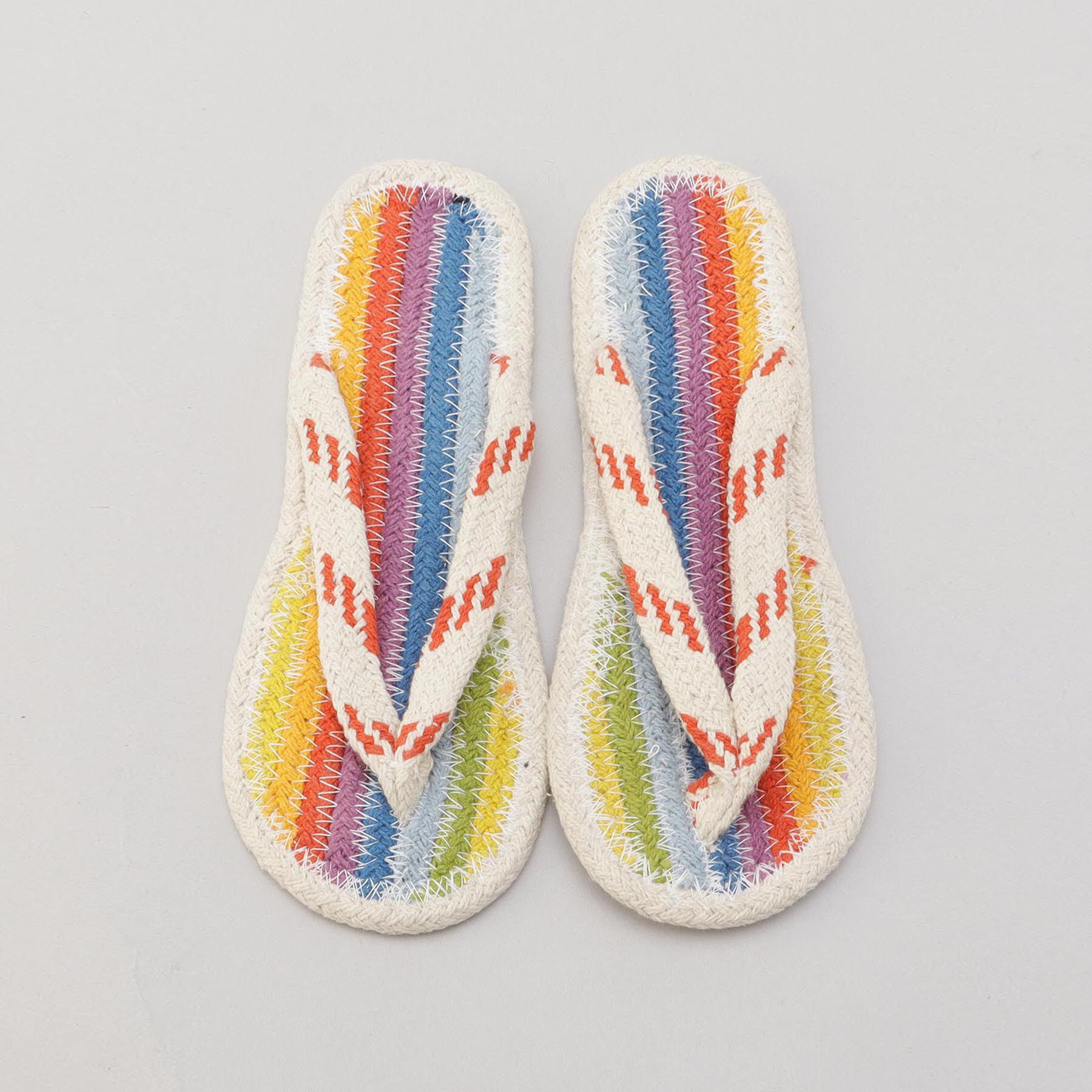 212 KITCHEN STORE「コットンサンダル レインボー M」|ルームシューズ|