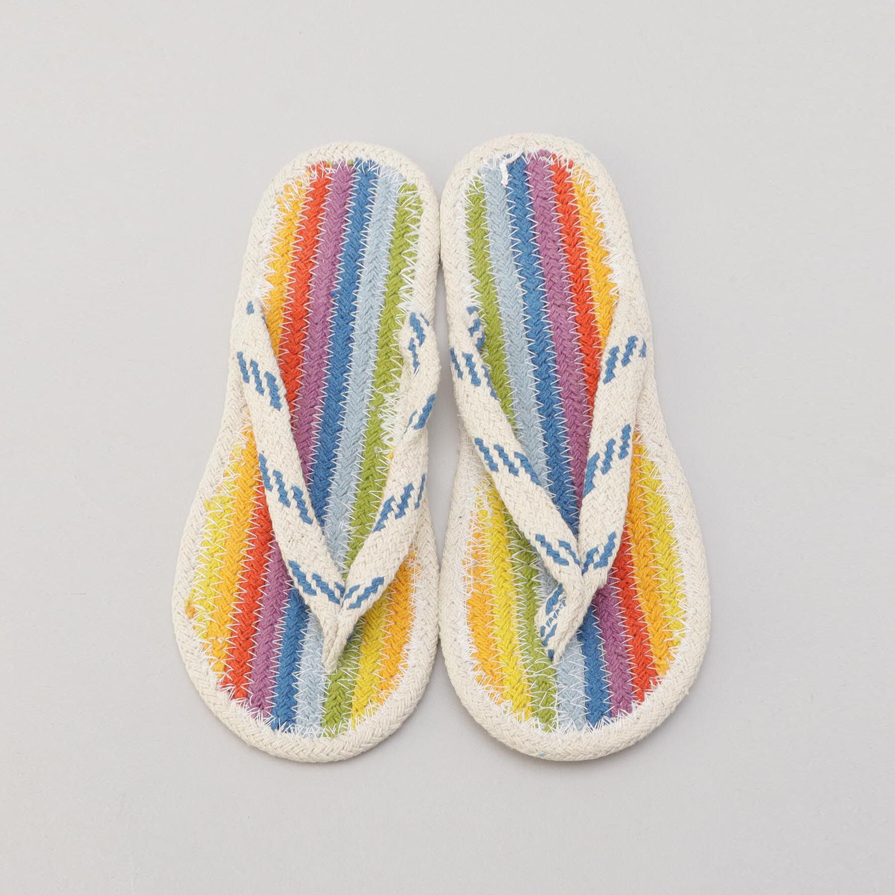 212 KITCHEN STORE「コットンサンダル レインボー L」|ルームシューズ|