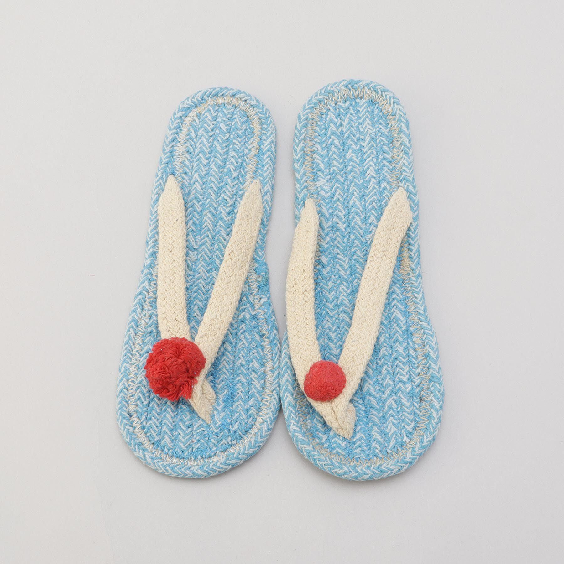 212 KITCHEN STORE「コットンサンダル クリームソーダ M BL」|ルームシューズ|