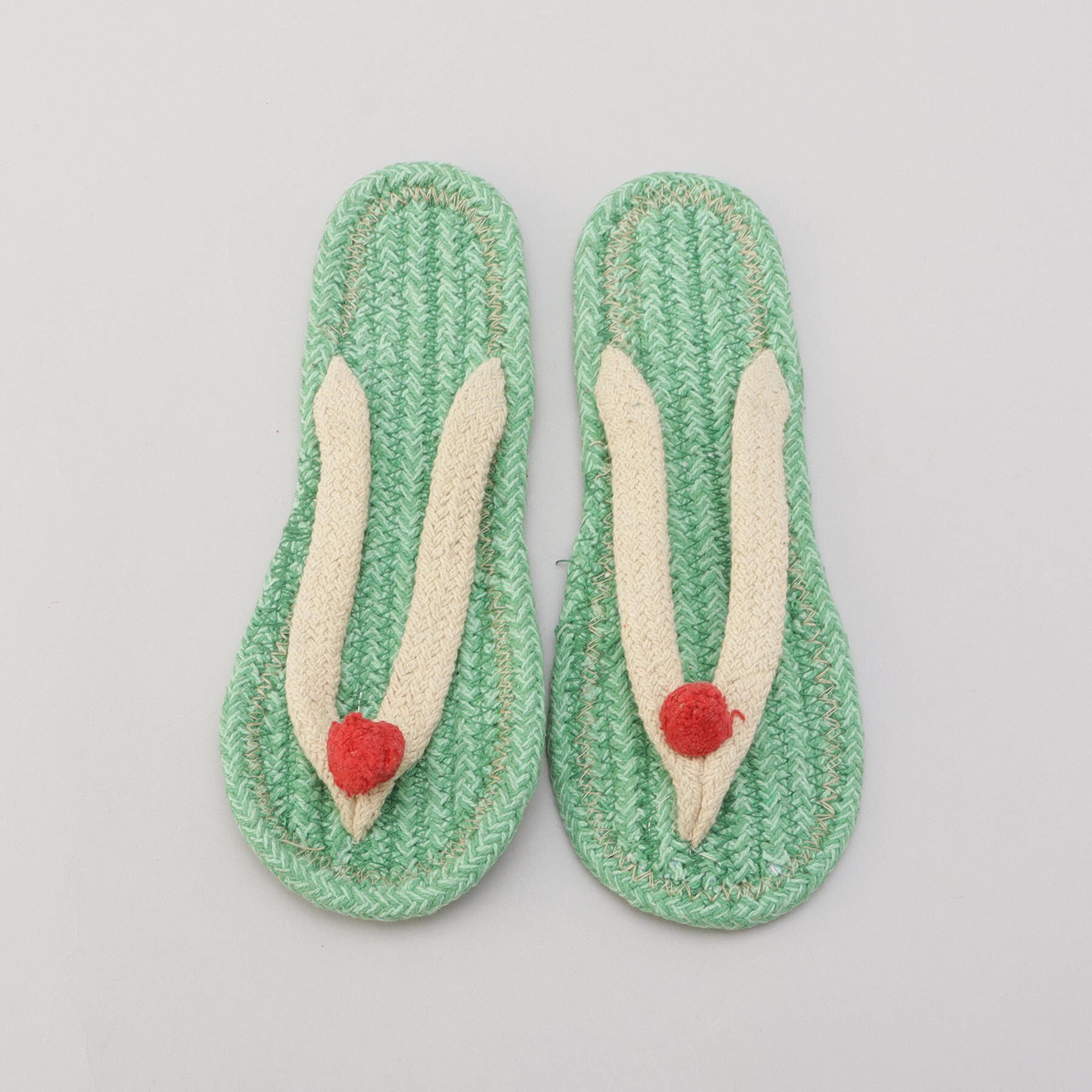 212 KITCHEN STORE「コットンサンダル クリームソーダ M GR」|ルームシューズ|