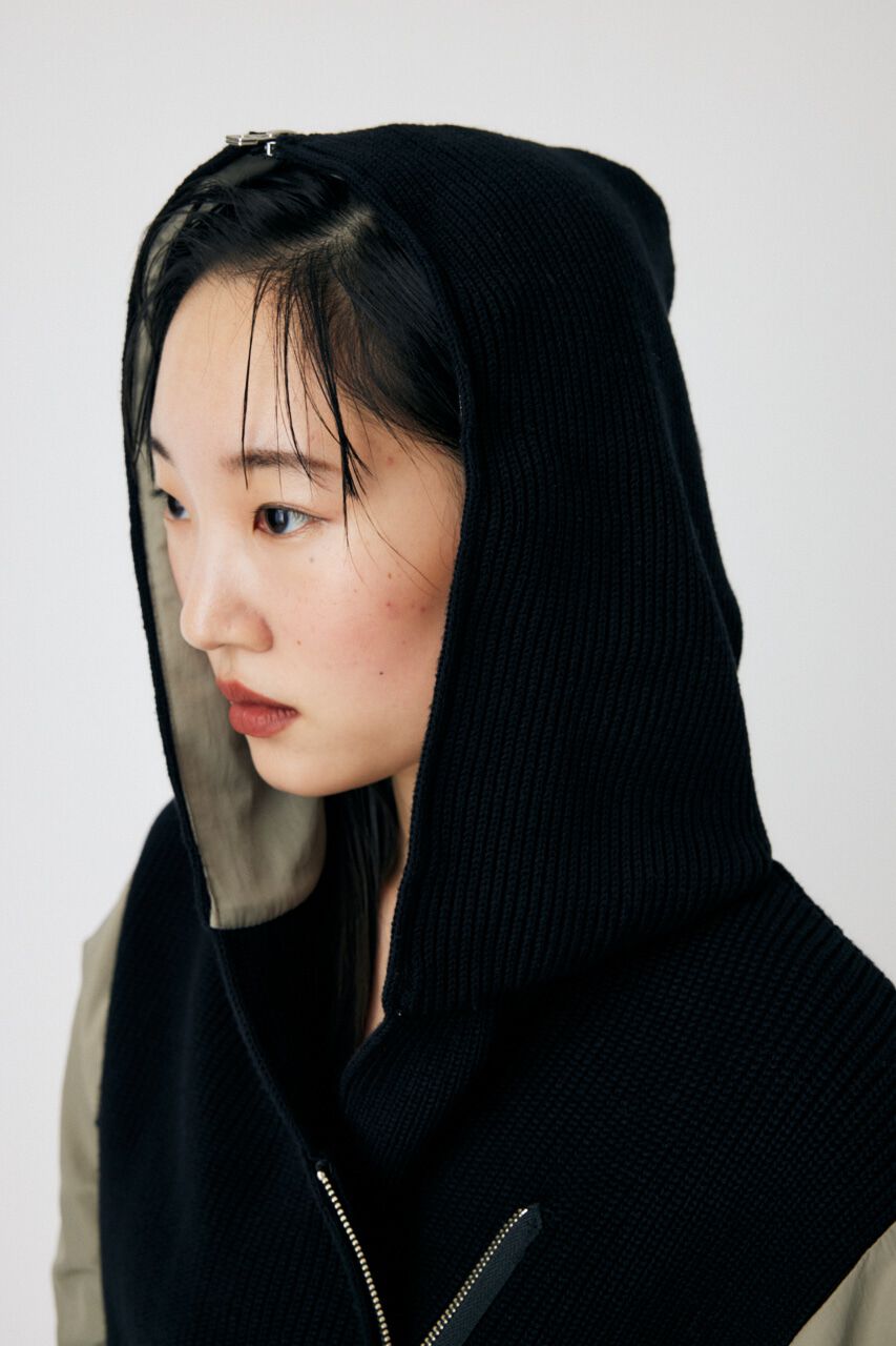 MOUSSY「FLIGHT KNIT JACKET トップス」|その他|