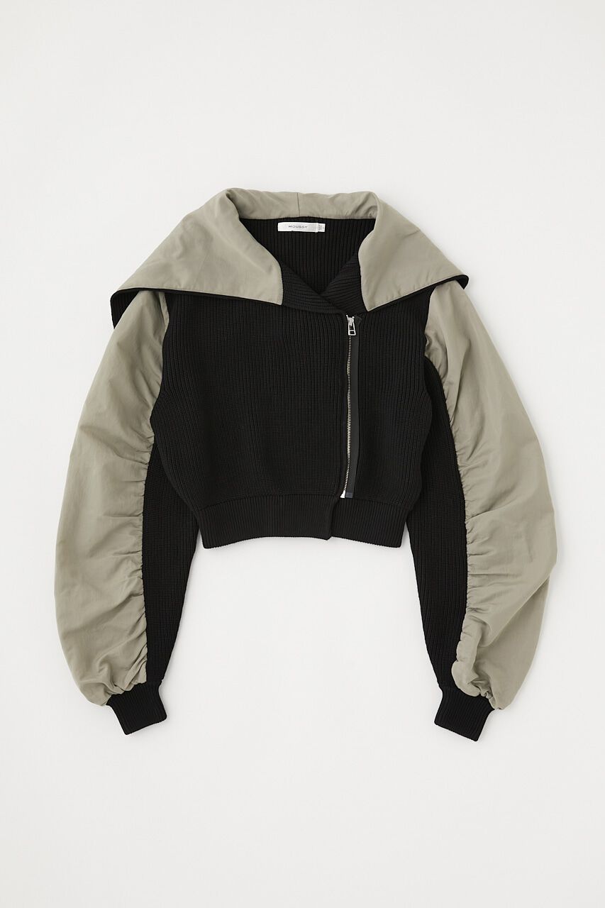 MOUSSY「FLIGHT KNIT JACKET トップス」|その他|