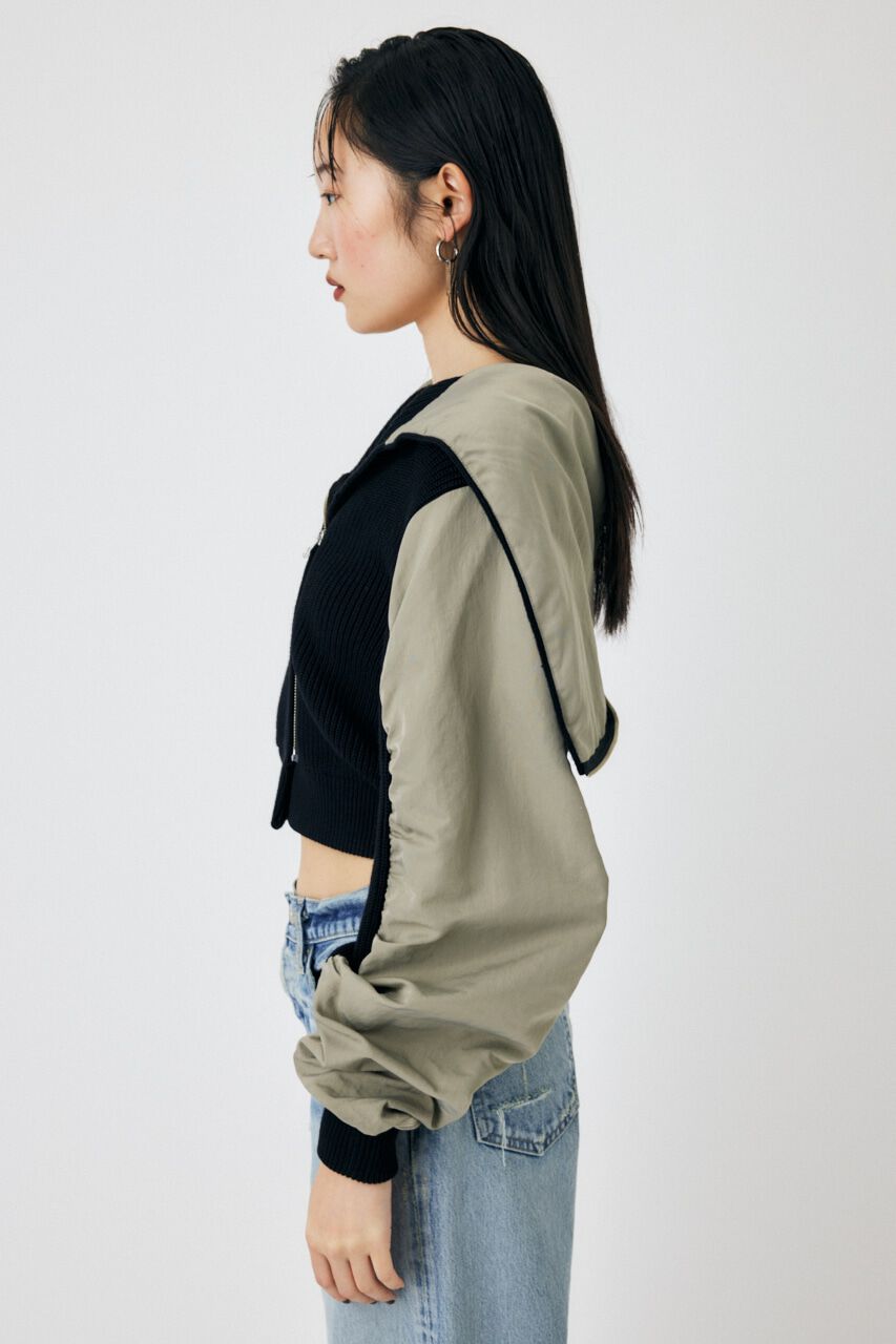 MOUSSY「FLIGHT KNIT JACKET トップス」|その他|