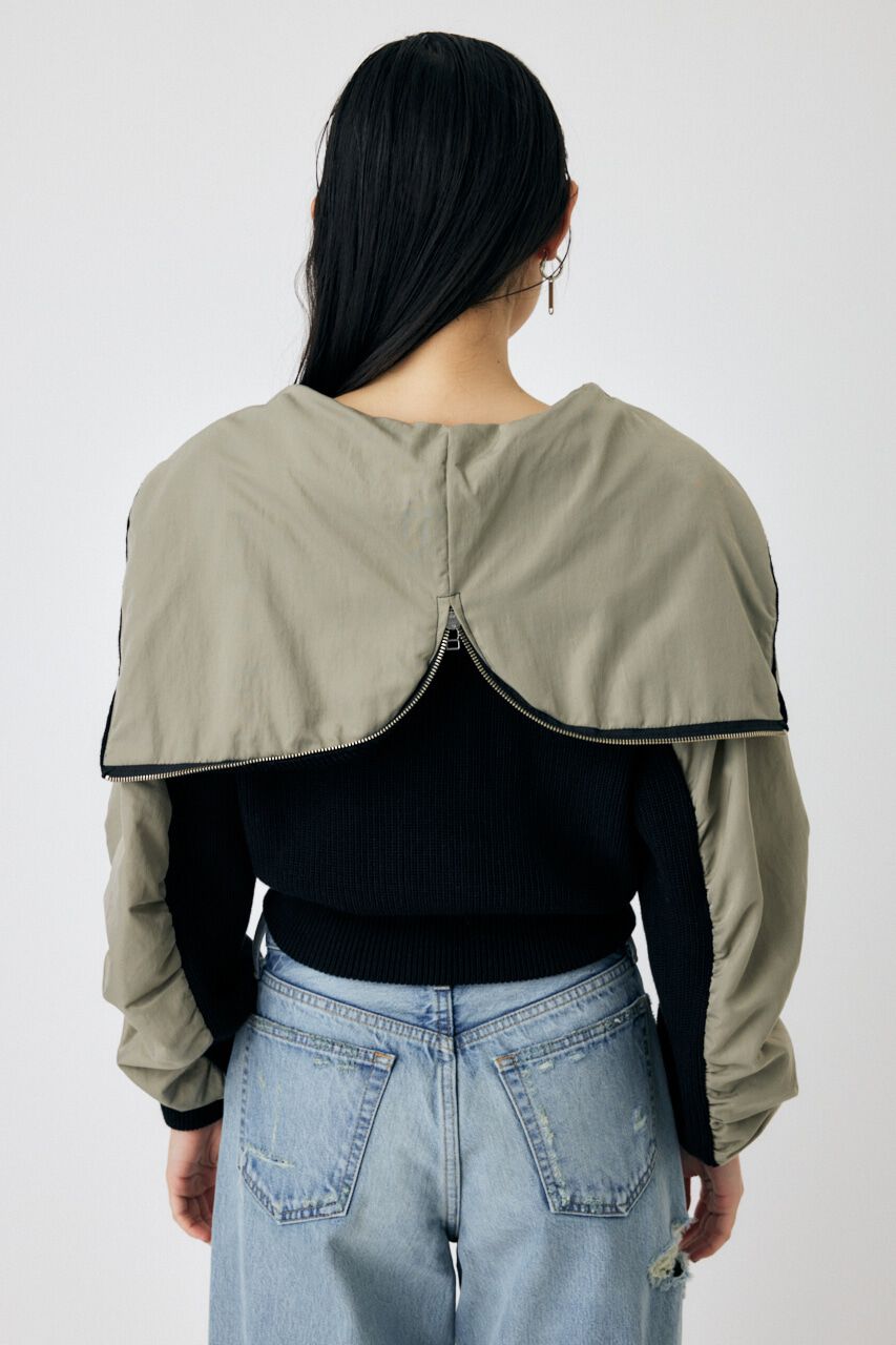 MOUSSY「FLIGHT KNIT JACKET トップス」|その他|