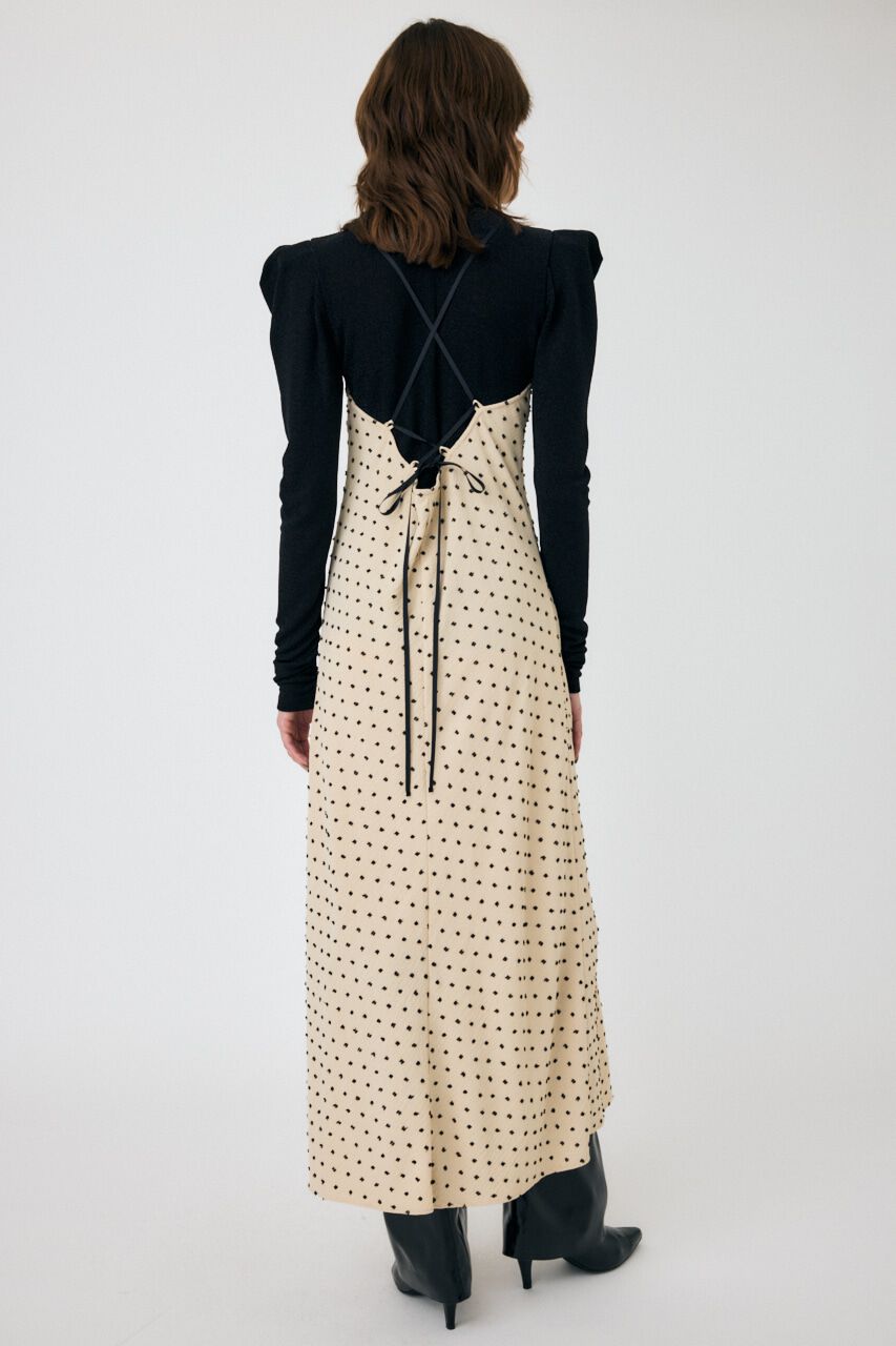 MOUSSY「DOBBY DOT キャミドレス」|ワンピース|