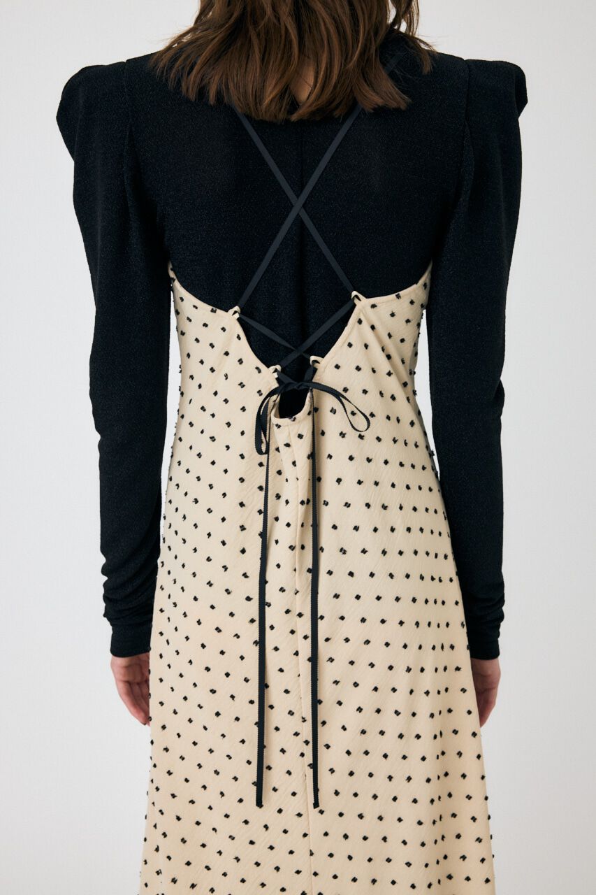 MOUSSY「DOBBY DOT キャミドレス」|ワンピース|