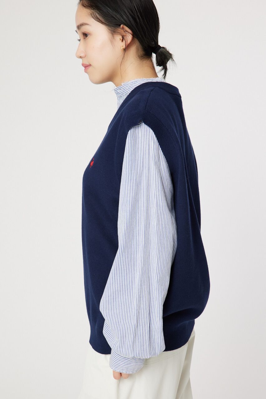 RODEO CROWNS「Kelly ルーズニットベスト」|ニット・セーター|