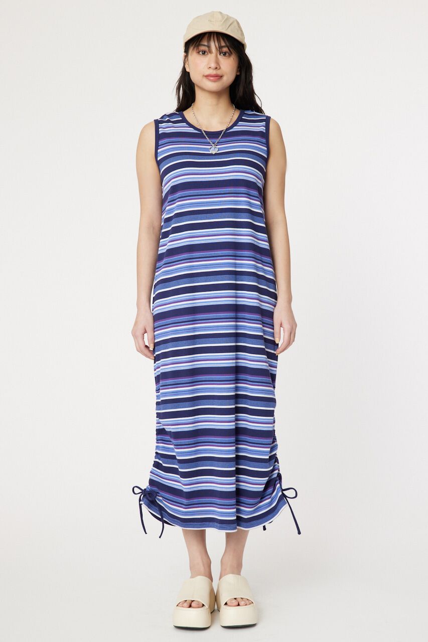 RODEO CROWNS「マルチボーダータンクマキシワンピース」|ワンピース|