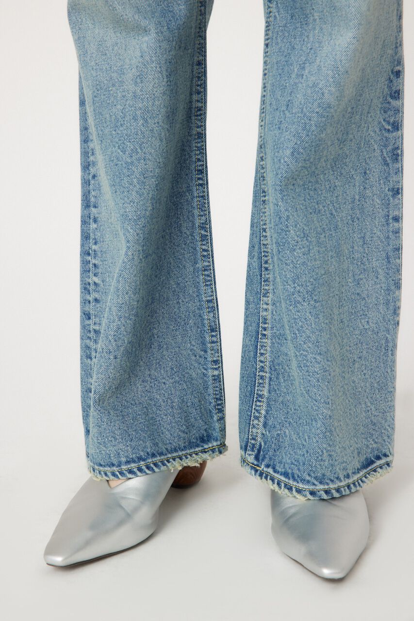 RODEO CROWNS「レイヤードウエストフレアボーイズデニム」|デニム|