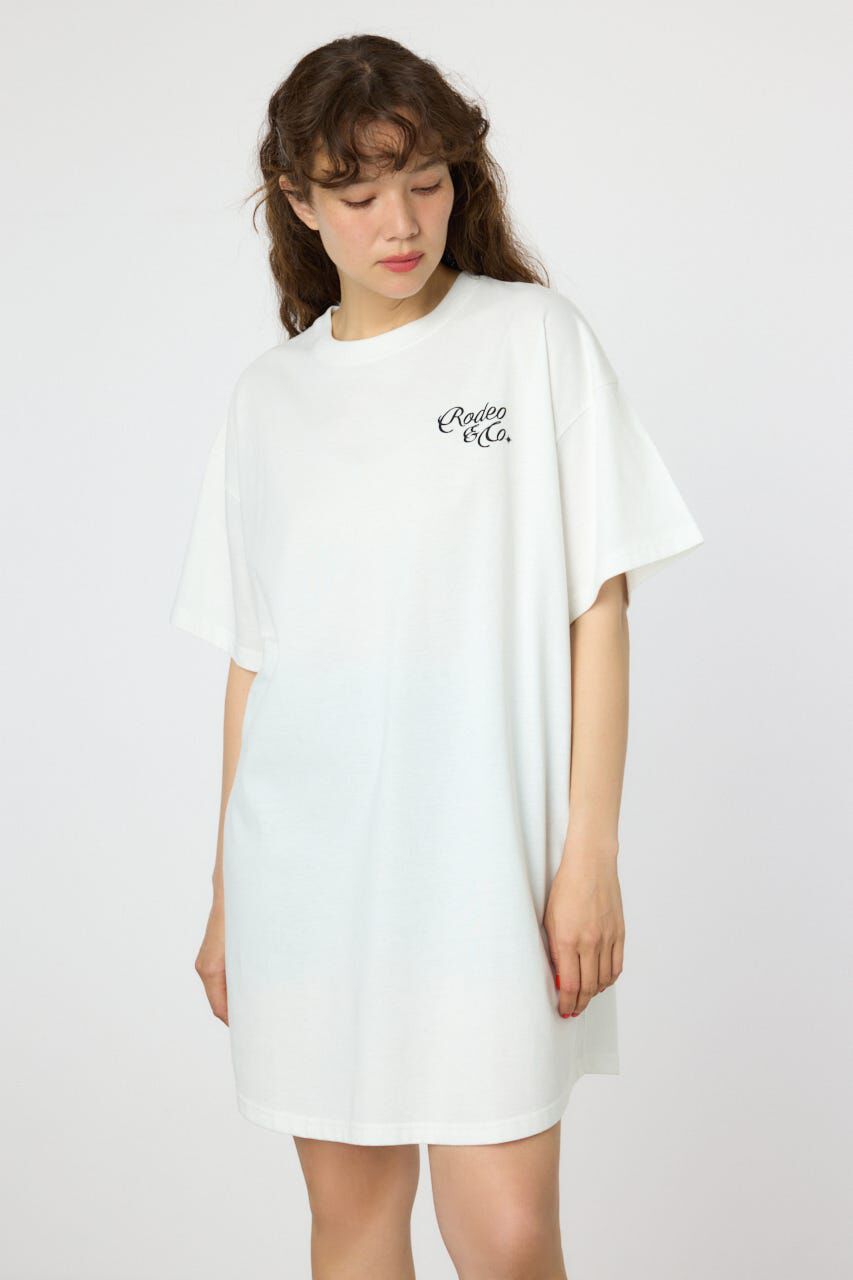 RODEO CROWNS「ラメ糸刺繍ロゴワンピース」|ワンピース|