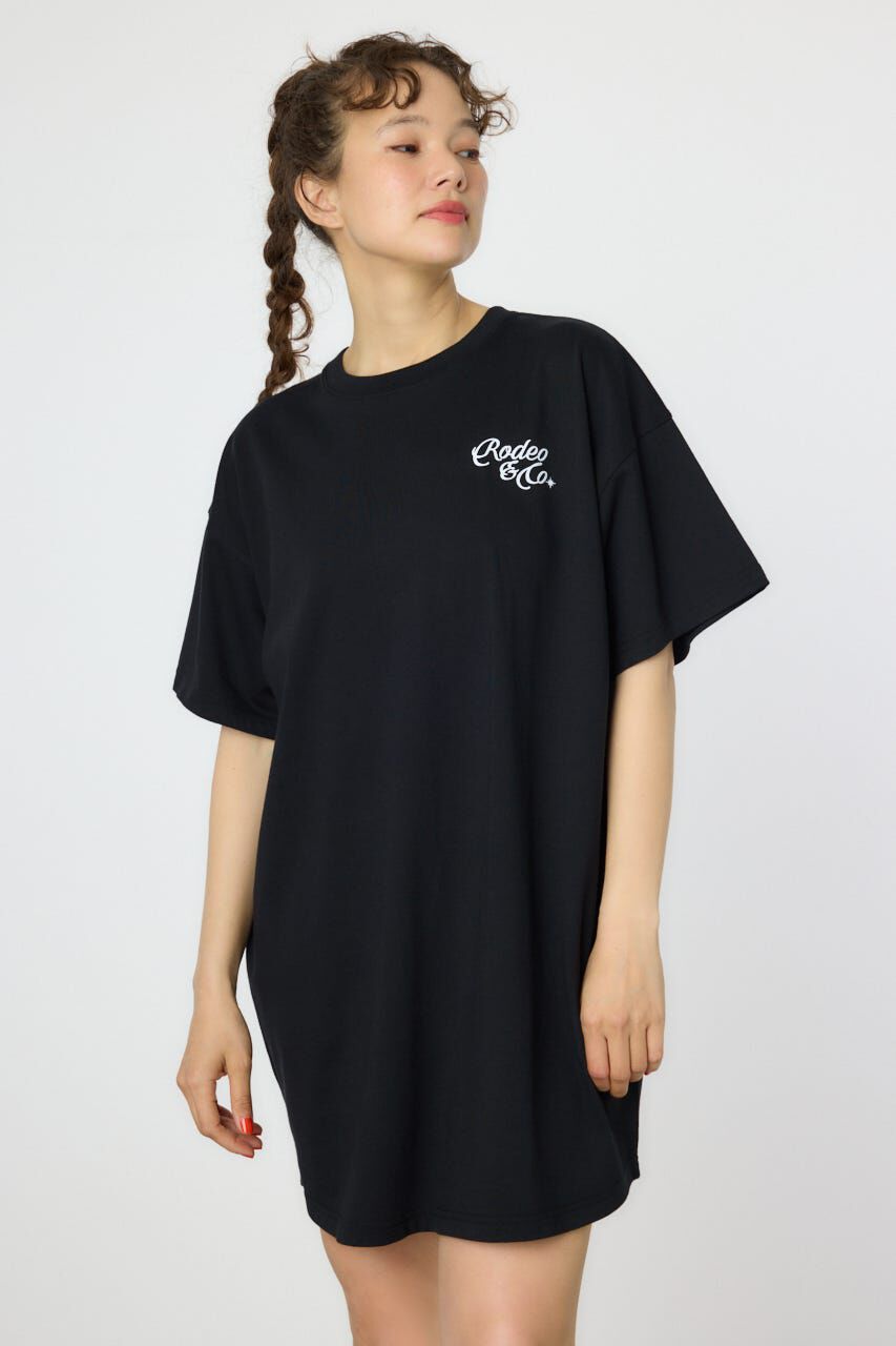 RODEO CROWNS「ラメ糸刺繍ロゴワンピース」|ワンピース|
