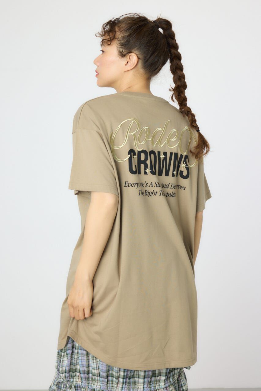 RODEO CROWNS「ラメ糸刺繍ロゴワンピース」|ワンピース|L/KHA1