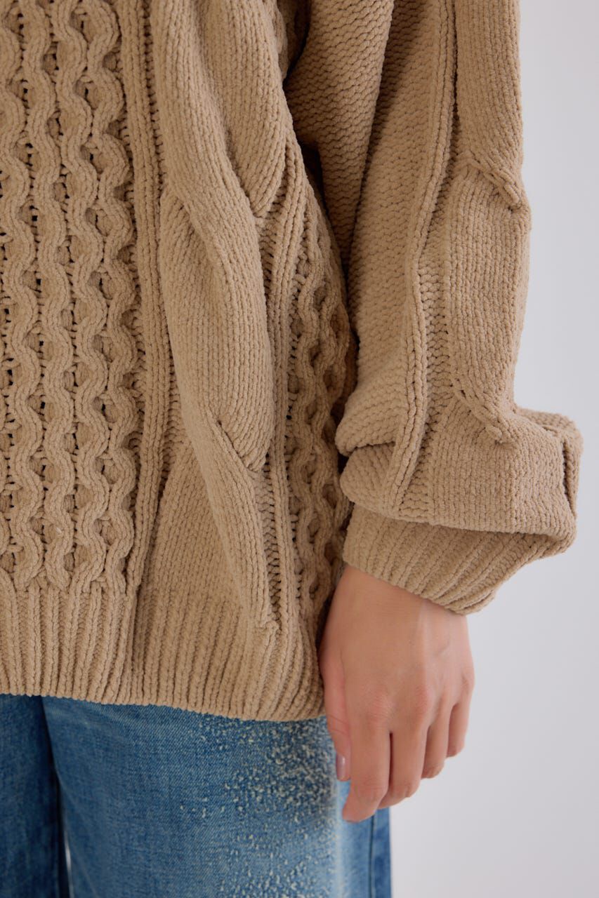 RODEO CROWNS「Vネックモールニットトップス」|ニット・セーター|