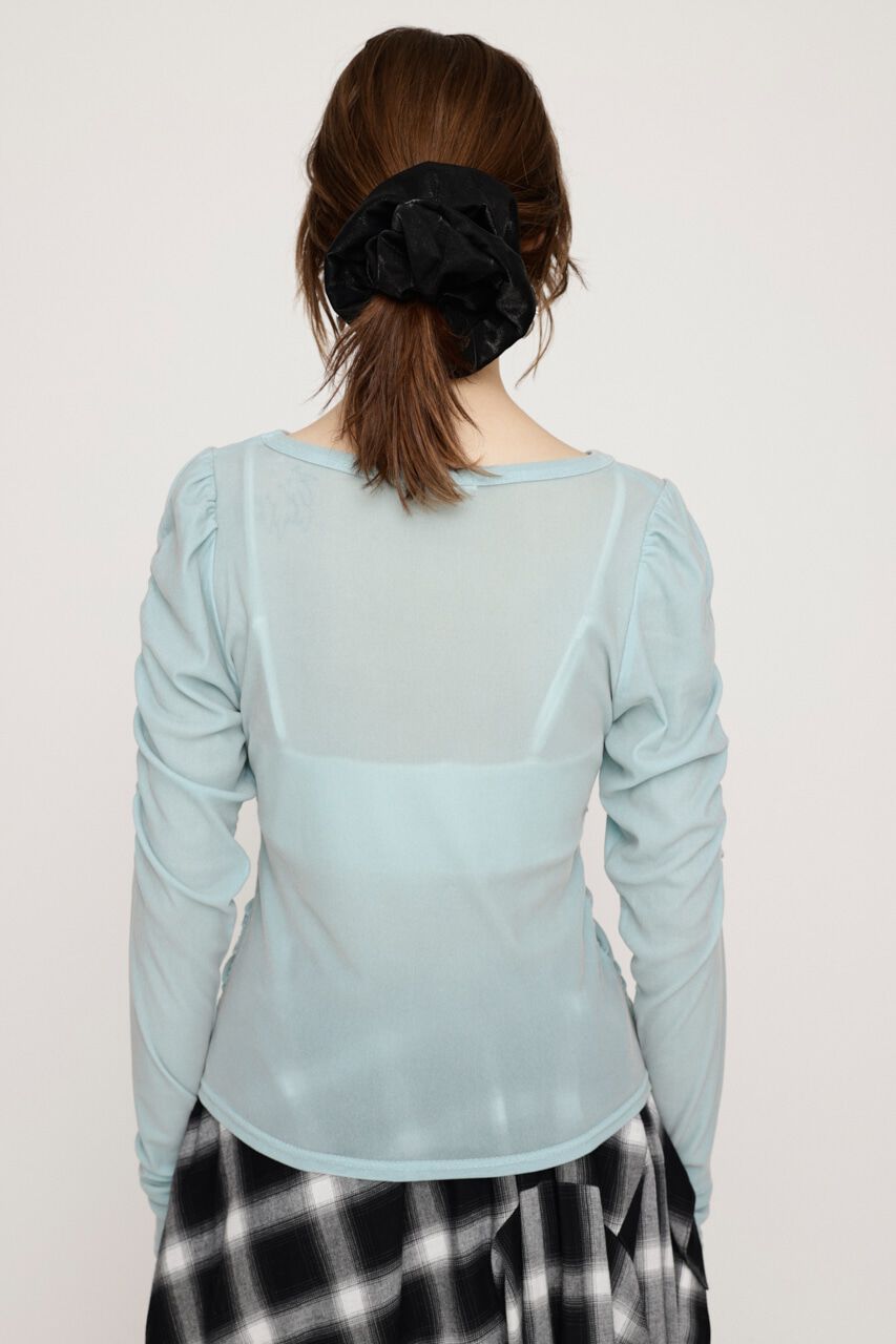 SLY「FRONT GATHER PUFF トップス」|Tシャツ・カットソー|