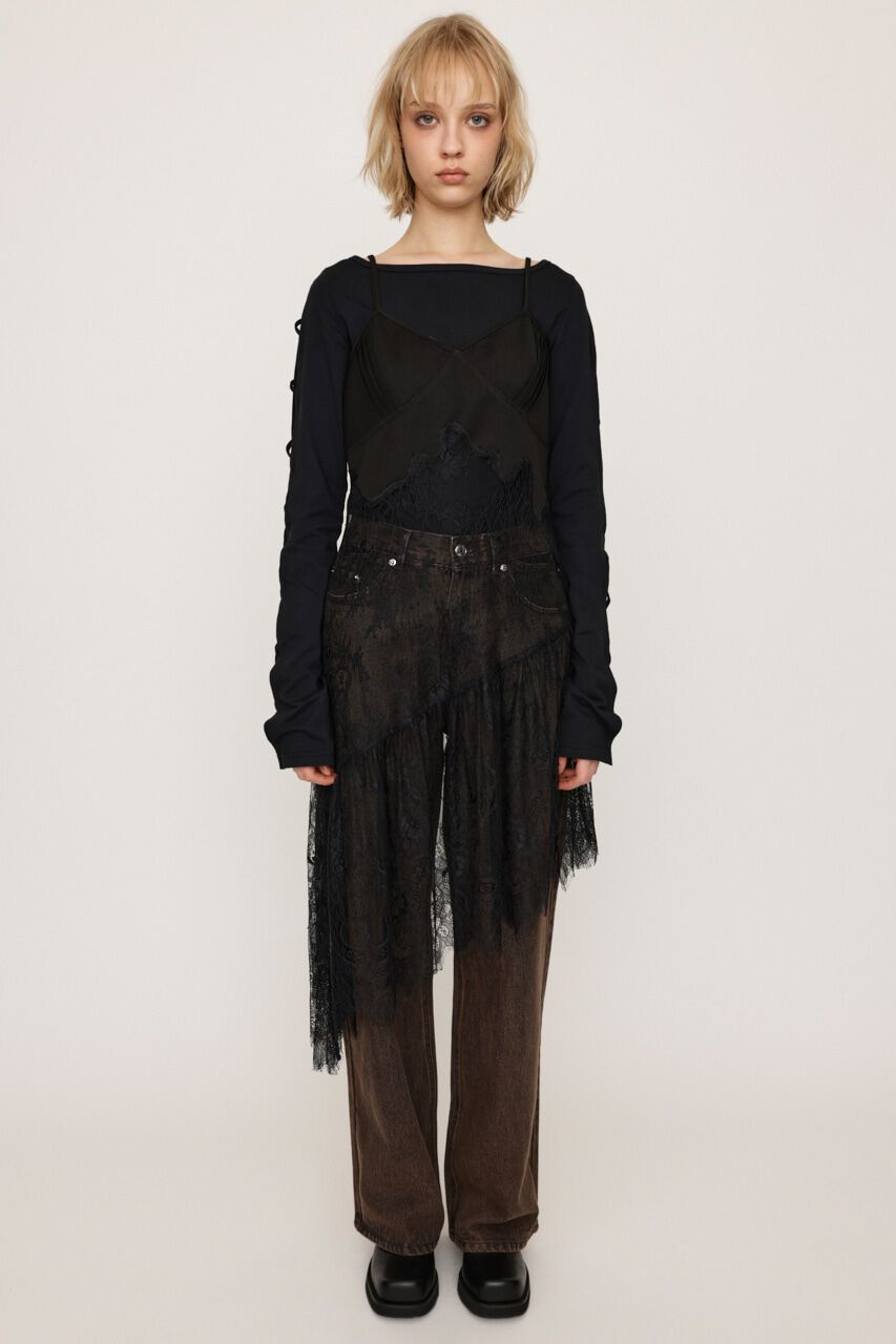 SLY「LACE DOCKED SLIP ドレス」|キャミソール|