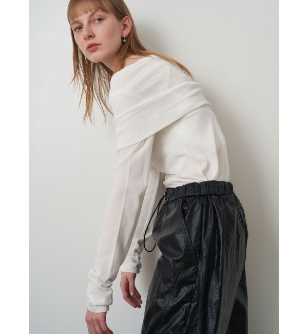 ELENDEEK「SHEER KNIT OFF SHOULDER」|ニット・セーター|