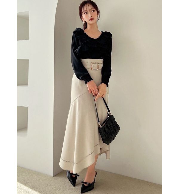 RESEXXY「ラッフルオフショルブラウス」|シャツ・ブラウス|