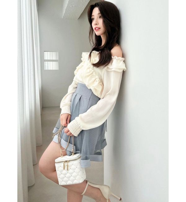 RESEXXY「ラッフルオフショルブラウス」|シャツ・ブラウス|