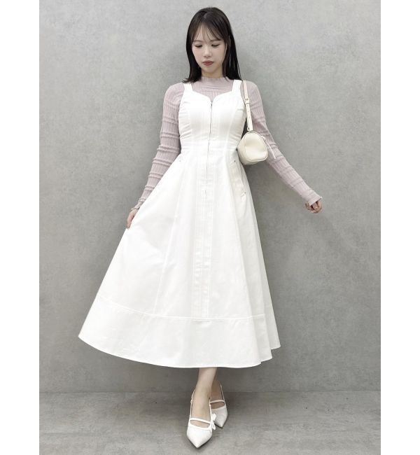 dazzlin「ステッチジャンスカ」|ジャンパースカート|