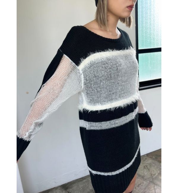 EMODA「メッシュルーズニット」|ニット・セーター|