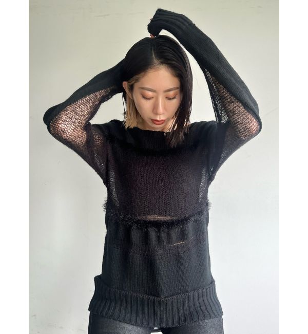 EMODA「メッシュルーズニット」|ニット・セーター|