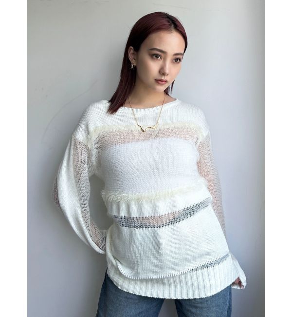 EMODA「メッシュルーズニット」|ニット・セーター|