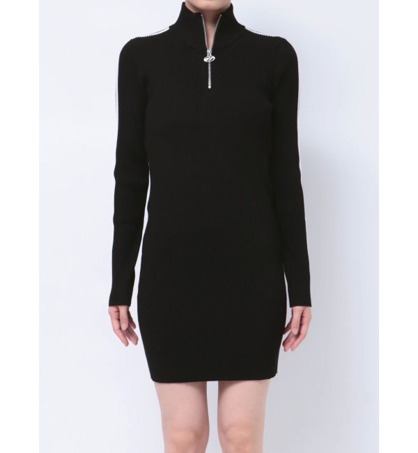 EMODA「ハーフジップリブワンピース」|ワンピース|