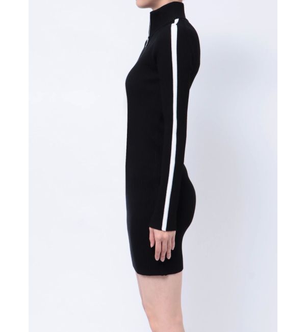 EMODA「ハーフジップリブワンピース」|ワンピース|