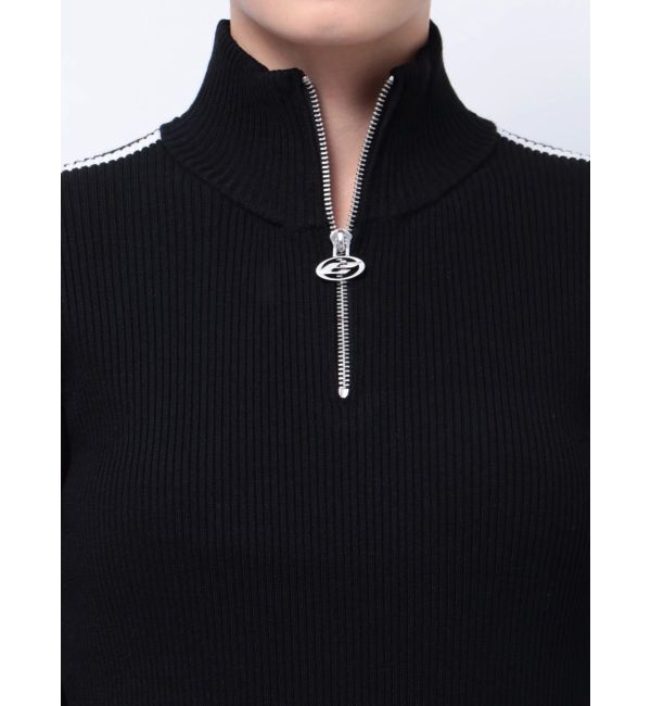 EMODA「ハーフジップリブワンピース」|ワンピース|