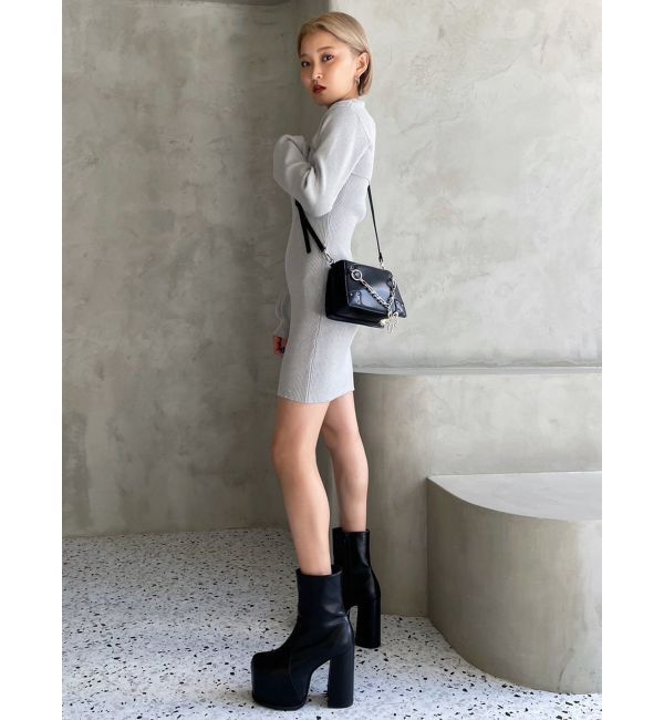 EMODA「ボレロレイヤードニットワンピース」|ワンピース|