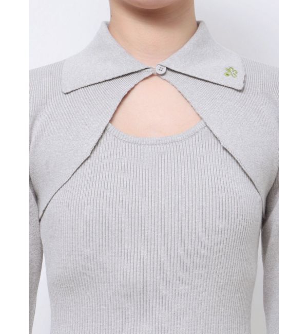 EMODA「ボレロレイヤードニットワンピース」|ワンピース|