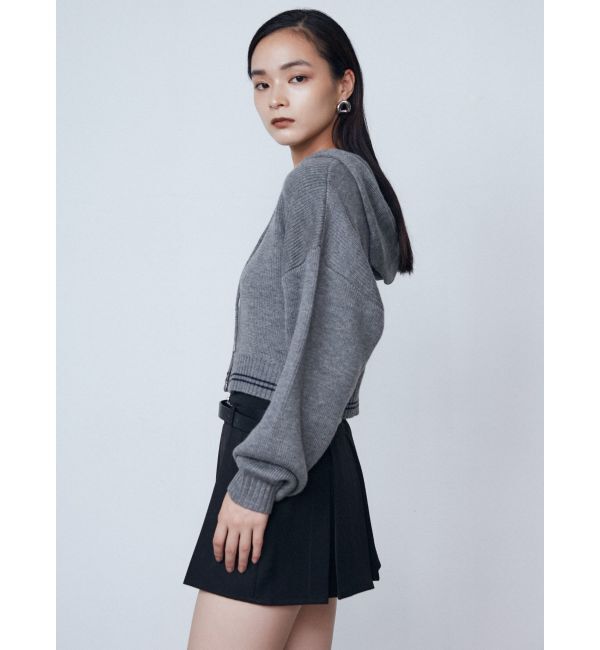 EMODA「チューズニットフードカーディガン」|ニット・セーター|