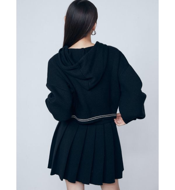 EMODA「チューズニットフードカーディガン」|ニット・セーター|