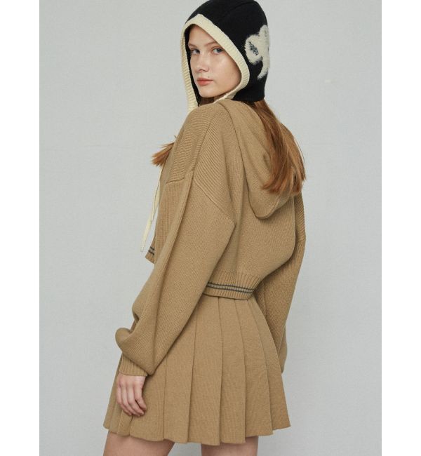 EMODA「チューズニットフードカーディガン」|ニット・セーター|