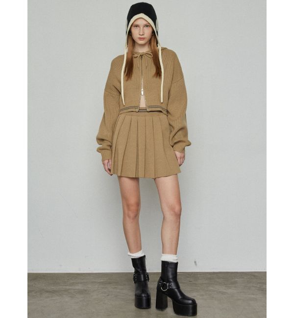 EMODA「チューズニットフードカーディガン」|ニット・セーター|