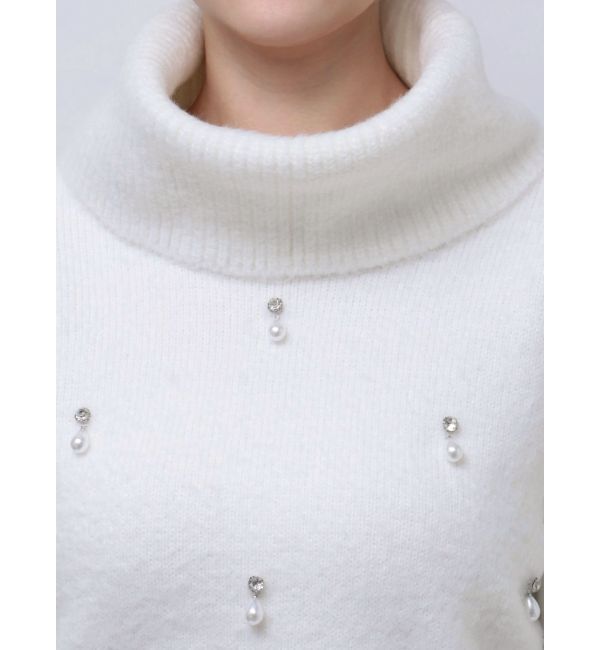 MERCURYDUO「ドロップパールニット」|ニット・セーター|