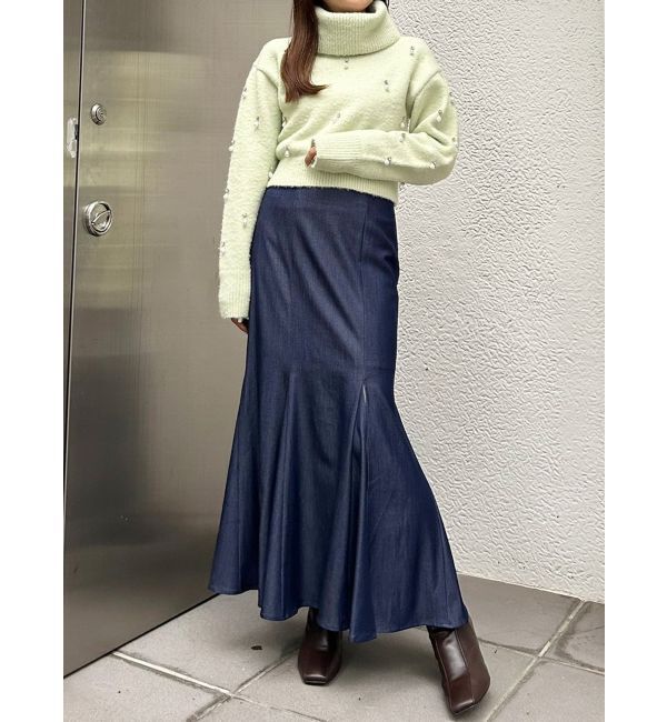 MERCURYDUO「ドロップパールニット」|ニット・セーター|