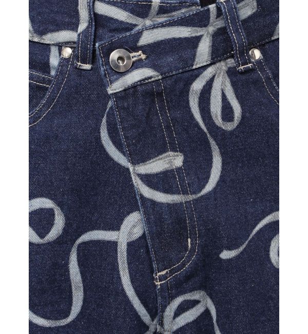 MERCURYDUO「リボンプリントデニムパンツ」|その他|