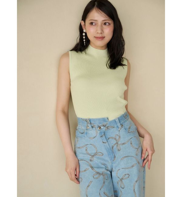 MERCURYDUO「リボンプリントデニムパンツ」|その他|