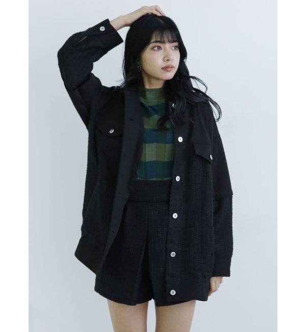 MURUA「ツイードタックショートパンツ【セットアップ着用可】」|その他|