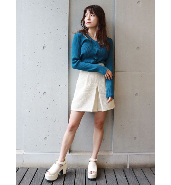 MURUA「ツイードタックショートパンツ【セットアップ着用可】」|その他|