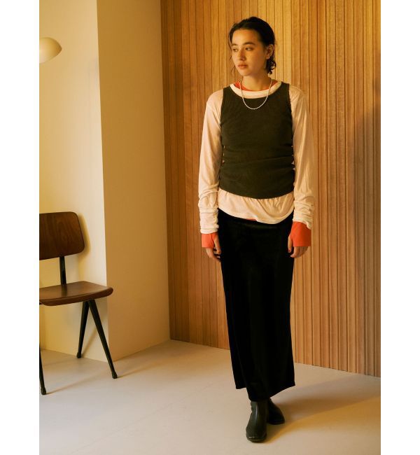 Ungrid「ミドル丈フラットブーツ」|ショートブーツ|