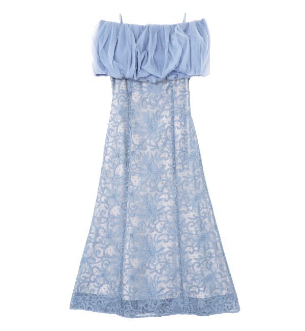 LAGUNAMOON「LADYボレロセットレースキャミワンピース」|ワンピース|ブルー