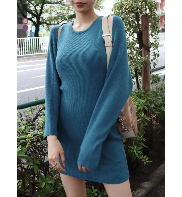 EVRIS「ボレロセットニットワンピース」|ワンピース|