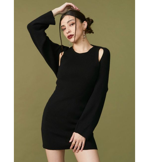 EVRIS「ボレロセットニットワンピース」|ワンピース|