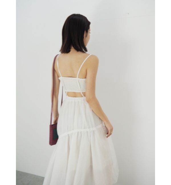 EVRIS「ドロストデザインロングワンピース」|ワンピース|