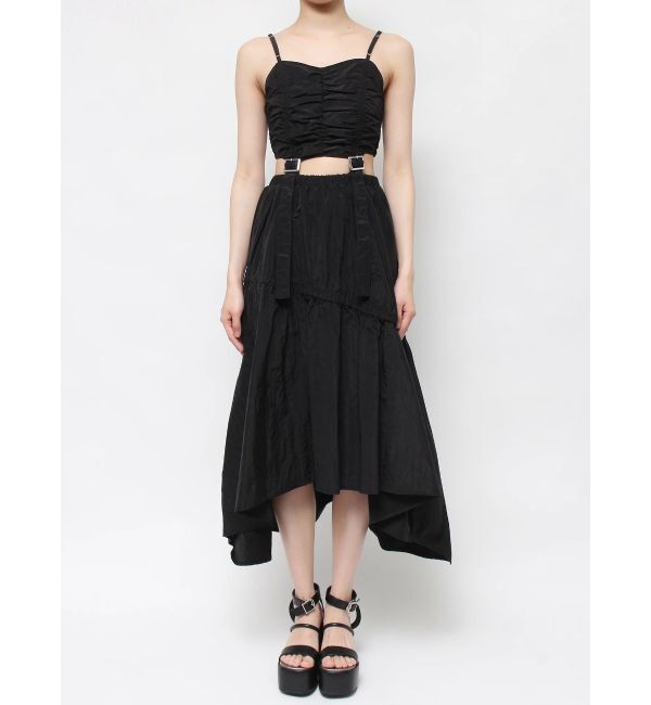 EVRIS「ドロストデザインロングワンピース」|ワンピース|