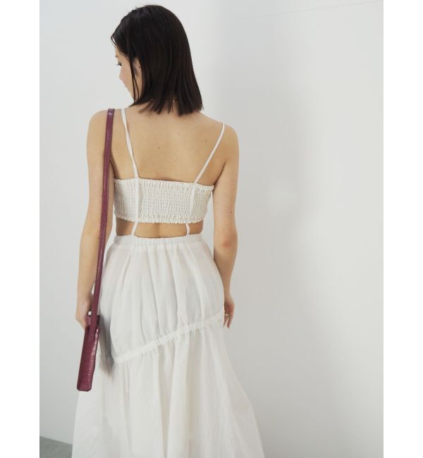 EVRIS「ドロストデザインロングワンピース」|ワンピース|